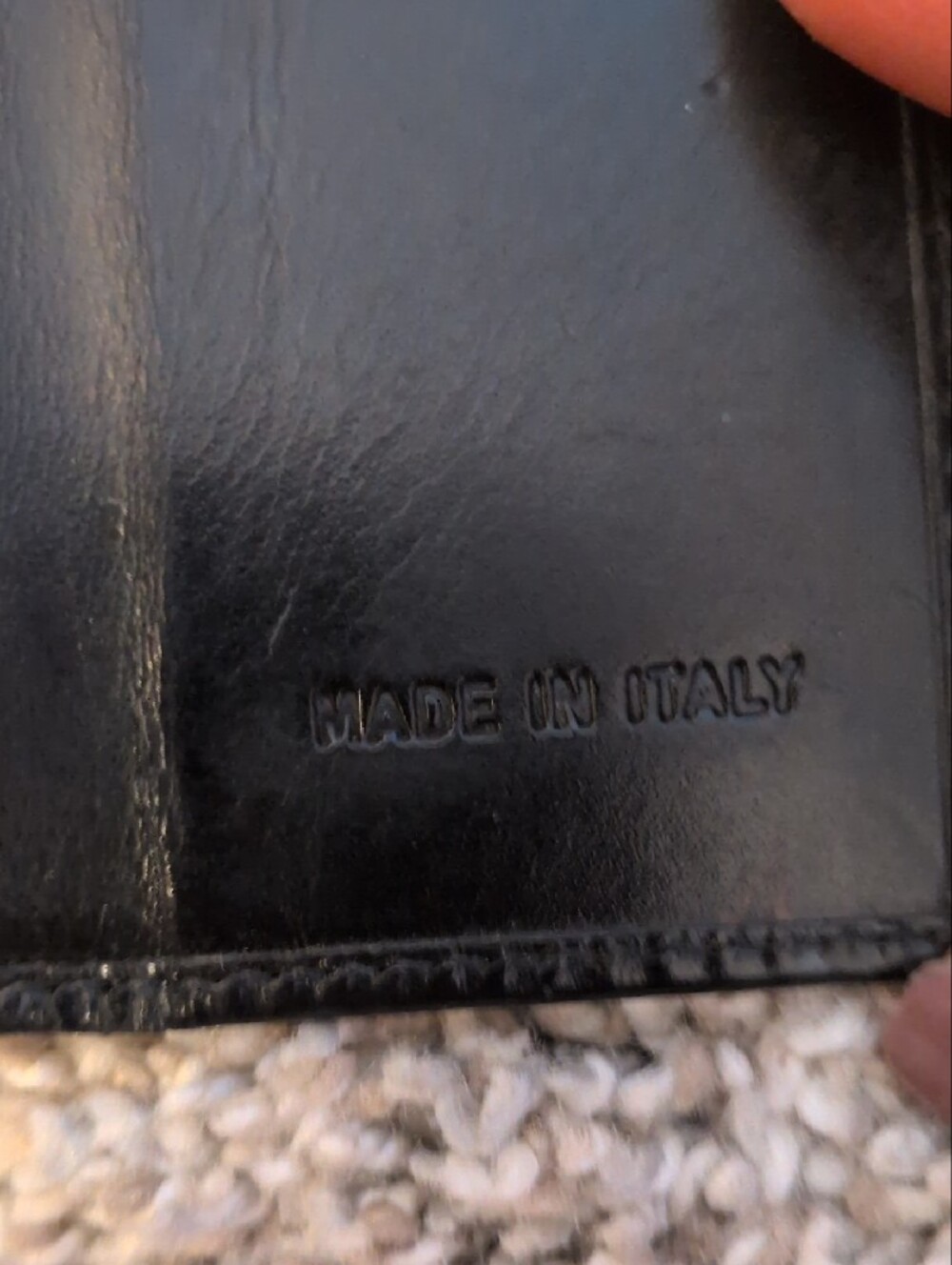 Vintage Prada Black Leather Wallet with Silver Logo Plate - Picture 11 of 16